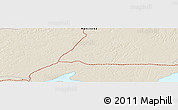 Shaded Relief Panoramic Map of the area around 54° 48' 50" N, 101° 4' 29" W