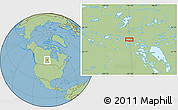 Savanna Style Location Map of Denare Beach
