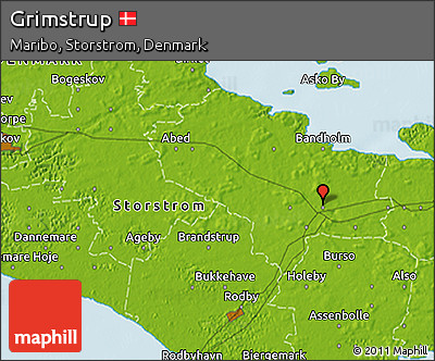 Physical 3D Map of Grimstrup