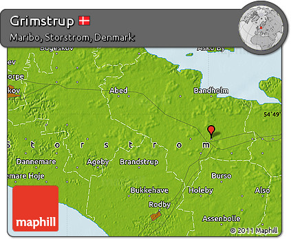 Physical Map of Grimstrup