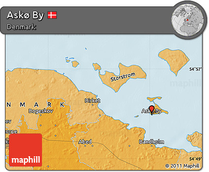 Political Map of Askø By