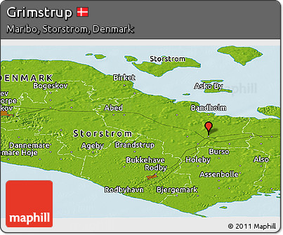Physical Panoramic Map of Grimstrup