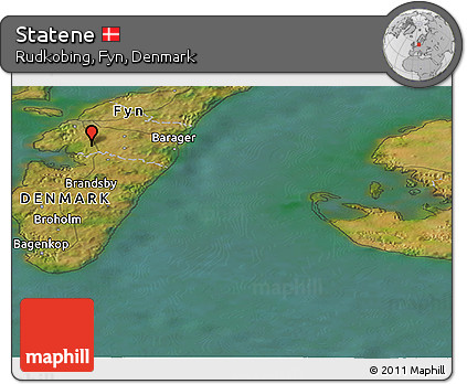 Satellite Panoramic Map of Statene