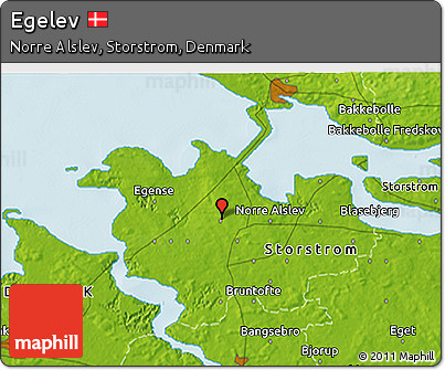 Physical 3D Map of Egelev
