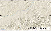 Shaded Relief Map of the area around 54° 48' 50" N, 122° 28' 29" E