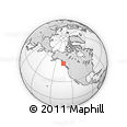 Outline Map of the Area around 54° 48' 50" N, 132° 31' 30" W, rectangular outline