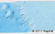 Physical 3D Map of the area around 54° 48' 50" N, 134° 13' 29" W