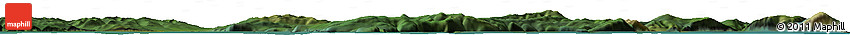 Satellite Horizon Map of the Area around 54° 48' 50" N, 137° 46' 30" E