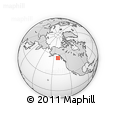Outline Map of the Area around 54° 48' 50" N, 140° 10' 30" W, rectangular outline