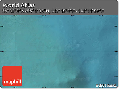 Satellite Map of the Area around 54° 48' 50" N, 143° 43' 29" E