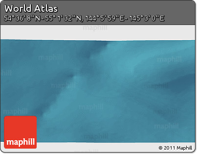 Satellite 3D Map of the Area around 54° 48' 50" N, 144° 34' 29" E