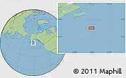 Savanna Style Location Map of the area around 54° 48' 50" N, 151° 13' 29" W
