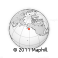 Outline Map of the Area around 54° 48' 50" N, 151° 13' 29" W, rectangular outline