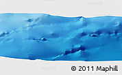 Physical Panoramic Map of the area around 54° 48' 50" N, 155° 28' 29" W