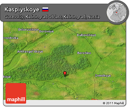 Satellite 3D Map of Kaspiyskoye