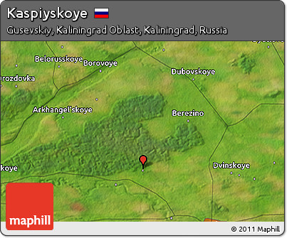 Satellite 3D Map of Kaspiyskoye
