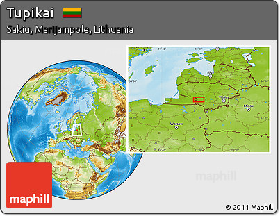Physical Location Map of Tupikai