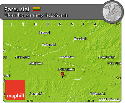 Physical Map of Parausiai