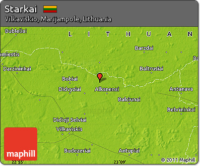 Physical Map of Starkai