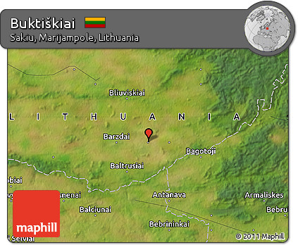 Satellite Map of Buktiškiai