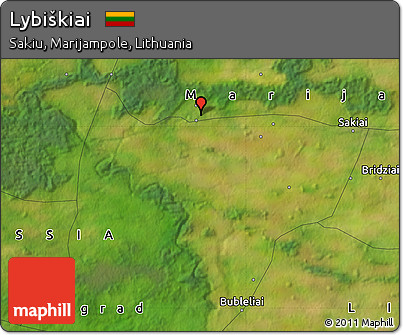 Satellite Map of Lybiškiai