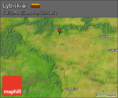 Satellite Map of Lybiškiai
