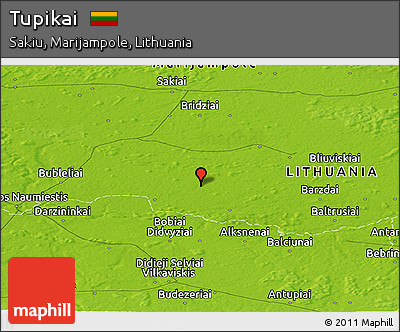 Physical Panoramic Map of Tupikai