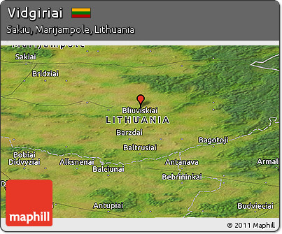 Satellite Panoramic Map of Vidgiriai