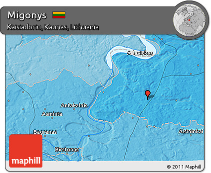 Political 3D Map of Migonys