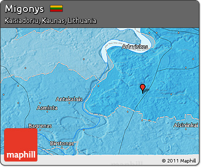 Political 3D Map of Migonys