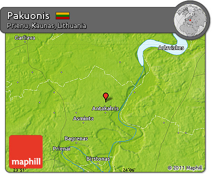 Physical Map of Pakuonis