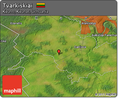 Satellite Map of Tvarkiškiai