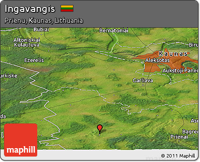 Satellite Panoramic Map of Ingavangis