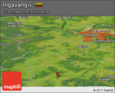 Satellite Panoramic Map of Ingavangis