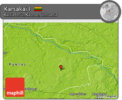 Physical 3D Map of Karsakai I