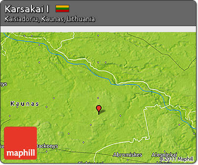 Physical 3D Map of Karsakai I
