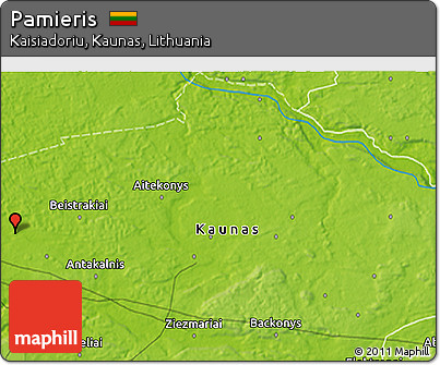 Physical 3D Map of Pamieris