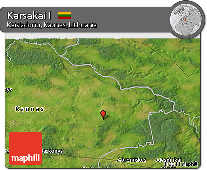 Satellite 3D Map of Karsakai I