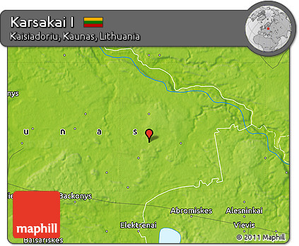 Physical Map of Karsakai I