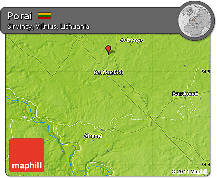 Physical Map of Porai