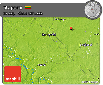 Physical Map of Staparai