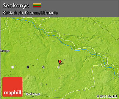 Physical Map of Senkonys