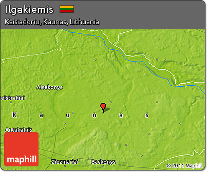 Physical Map of Ilgakiemis