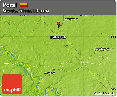 Physical Map of Porai