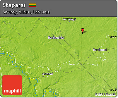 Physical Map of Staparai