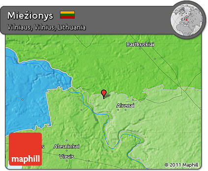 Political Map of Miežionys