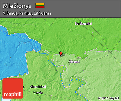 Political Map of Miežionys