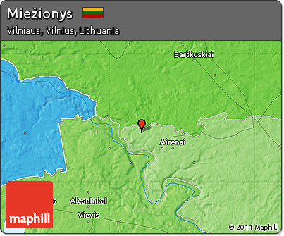 Political Map of Miežionys