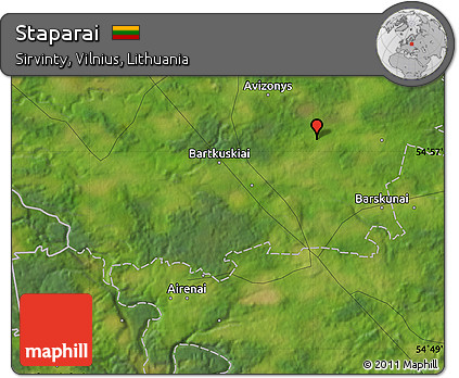 Satellite Map of Staparai