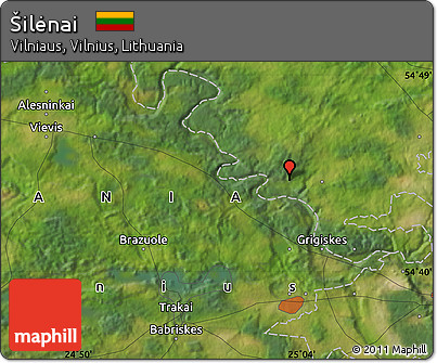 Satellite Map of Šilėnai